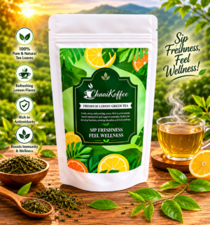 Premium lemon green tea